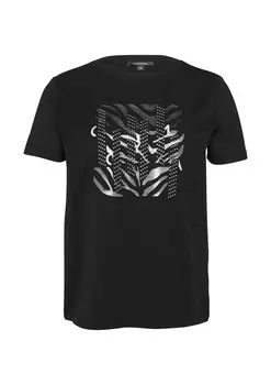 Футболка COMMA Shirt, черный