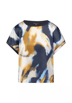 Футболка COMMA Shirt, морской синий