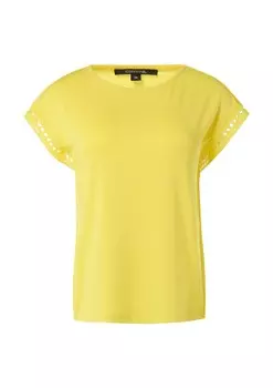 Футболка COMMA Shirt, желтый