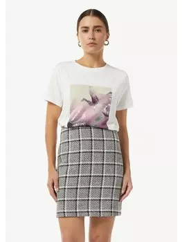 Футболка comma T-Shirt kurzarm, белый