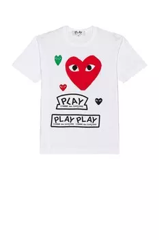 Футболка Comme Des Garcons Play, белый