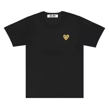 Футболка Comme des Garons PLAY Черная