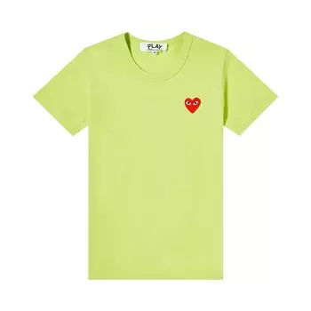 Футболка Comme des Garons PLAY Зеленая