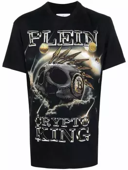 Футболка Crypto King Philipp Plein, черный