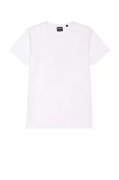 Футболка Cuts Crew Split Hem, белый