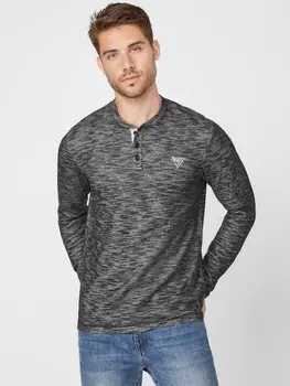 Футболка Данстон Хенли Guess Factory, черный