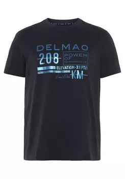 Футболка Delmao, голубой/темно-синий