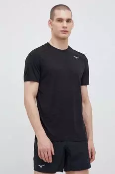 Футболка для бега Impulse Mizuno, черный