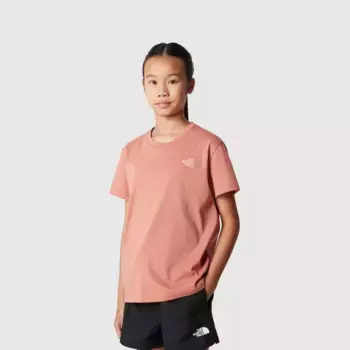 Футболка для девочек The North Face, пурпурный