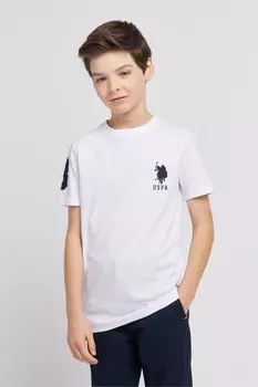 Футболка для мальчиков «Player 3» U.S. Polo Assn, белый