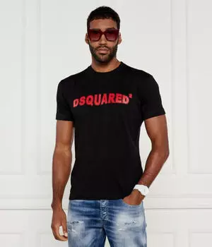 Футболка Dsquared2, черный / красный