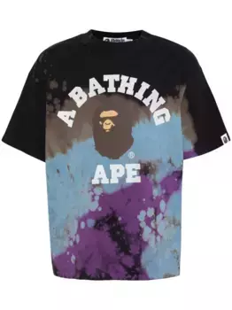 Футболка Dye College A BATHING APE, фиолетовый