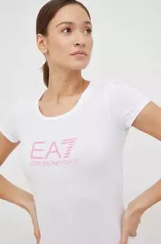 Футболка EA7 Emporio Armani, белый