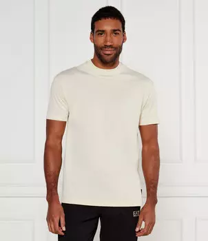 Футболка EA7 Regular Fit, экрю