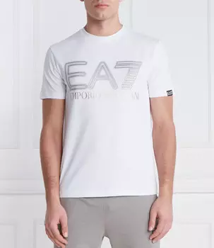 Футболка EA7 Regular Fit, белый