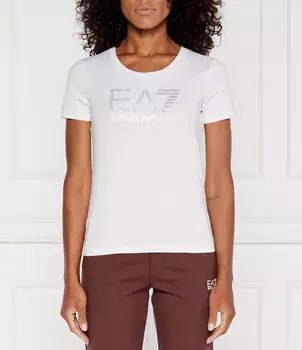 Футболка EA7 Regular Fit, белый