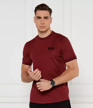 Футболка EA7 Regular Fit, бордо