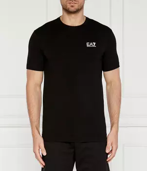 Футболка EA7 Regular Fit, черный