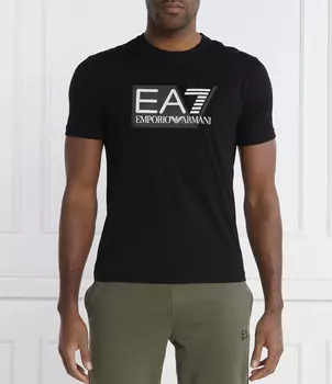 Футболка EA7 Regular Fit, черный