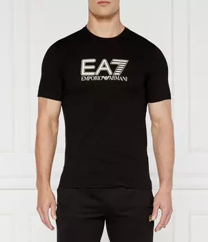Футболка EA7 Regular Fit, черный