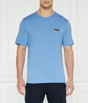 Футболка Ea7 Regular Fit, голубой