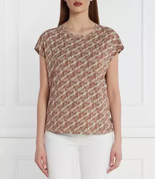 Футболка EA7 Regular Fit, коричневый