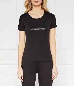Футболка EA7 Regular Fit stretch, черный