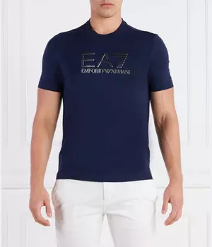 Футболка Ea7 Regular Fit, темно-синий