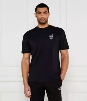 Футболка Ea7 Relaxed Fit, черный