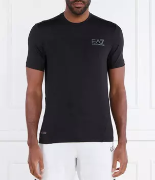 Футболка EA7 Slim Fit, черный