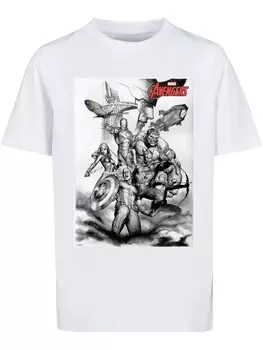 Футболка F4Nt4Stic Avengers, белый