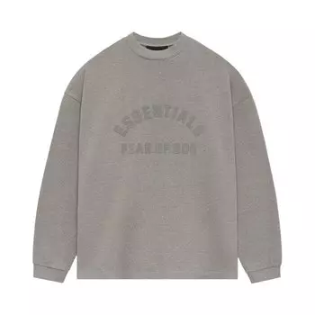 Футболка Fear Of God Essentials Fear of God Essentials Heavy Long-Sleeve Tee, серый