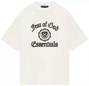 Футболка Fear of God Essentials It's A Black College Thing Tee 'Shell', кремовый