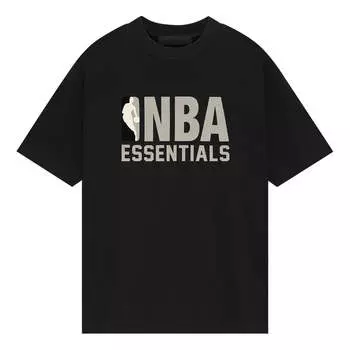 Футболка Fear of God Essentials x NBA T-shirt 'Black', черный