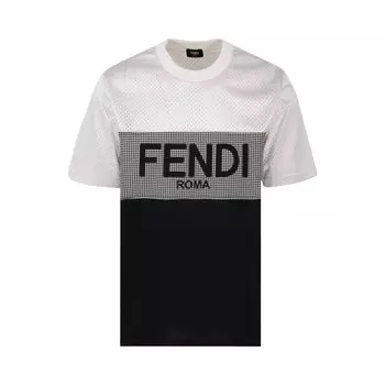 Футболка Fendi Облако/черный