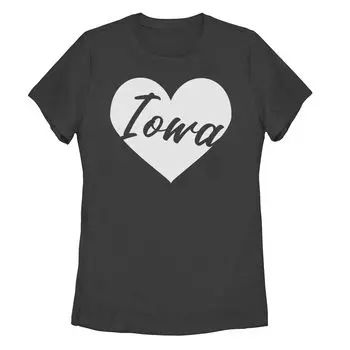 Футболка Fifth Sun Iowa Heart для юниоров с графическим рисунком Fifth Sun