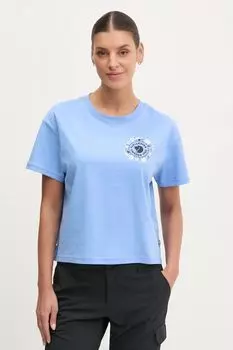Футболка Fjllblomster Fjallraven, синий