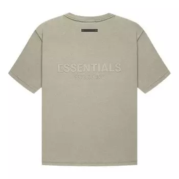 Футболка fw21 logo tee 'pistachio' Fear Of God Essentials, зеленый