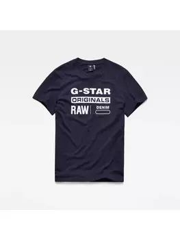 Футболка G-Star, цвет sartho blue