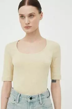 Футболка G-Star Raw, бежевый
