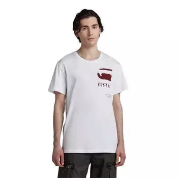 Футболка G-Star Typhography Short , белый
