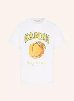 Футболка Ganni, белый