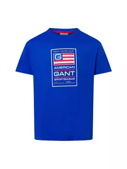 Футболка Gant, цвет blau wei
