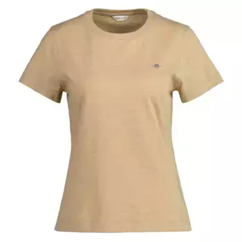 Футболка Gant Shield Regular Fit, бежевый