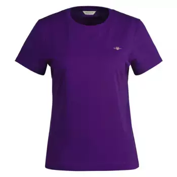 Футболка Gant Shield Regular Fit, фиолетовый
