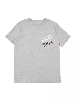 Футболка GAP, цвет mottled grey