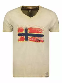 Футболка Geographical Norway, бежевый
