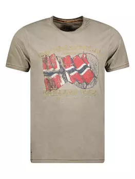 Футболка Geographical Norway, хаки