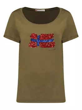 Футболка Geographical Norway Jarbara, хаки