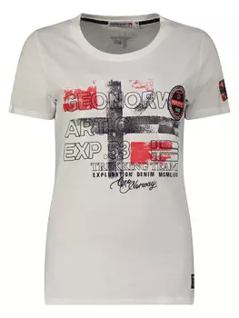 Футболка Geographical Norway Jarry, белый